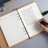 Caderno A5 de folhas soltas destacável registro de reunião de escritório B5 bloco de notas atacado logotipo personalizado