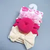 Diadema para el Cabello de Niños Europeos y Americanos Set de Colores Mixtos Donut Lazo Diadema para Bebé Tres Flores Diadema de Nylon Set de Tres Piezas