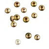 Contas de Latão Natural de Disco Voador Acessórios para Joias DIY Pulseira Espaçador Contas de Disco Voador Acessórios para Miçangas Contas Espaçadoras de Latão