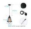 Luminária de Teto Estilo Fazenda Americana Corredor Cozinha Quarto Escada Sala de Estar Retro Casa de Campo Gaiola Luminárias LED