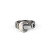 Anel de Chave Inglesa da Marca Americana Original Tendência, Anéis Abertos Nostálgicos Retrô para Casal Estilo Motociclista Industrial, Joia de Anel de Cauda