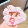 Anillo para el cabello con forma de bola para niña, accesorio para el cabello con cola de caballo de estilo coreano, con dibujos animados de princesas, para el intestino grueso