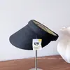 Recomendado por blogueira ~ Chapéu de Palha de Verão Feminino Coreano Chapéu de Sol para Proteção Solar Chapéu de Palha para Férias na Praia Chapéu de Sol