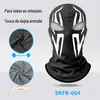 Balaclava Digital com Caveira Ghost Recon, Buraco Duplo, Roupa de Cabeça para Ciclismo, Máscara Protetora Solar UV