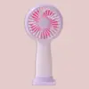2026 Ventilador de Mano Ligero Transfronterizo Portátil para Exteriores Viento Fuerte Recargable Mini Ventilador de Escritorio USB