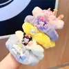 2026 Versión Coreana Lindo Scrunchie de Peluche Dibujo Animado Otoño e Invierno Goma para el Cabello Accesorio para el Cabello Diario Dulce