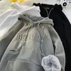 2023 novo suéter masculino com capuz grande sucesso de bilheteria outono e inverno moda moletom americano preguiçoso chique suéter