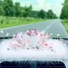 Nuevos Adornos para Coche Diosa Lindos Decoraciones para la Consola Central del Interior del Coche Viajes Seguros Ciervo Ambientador para Coche