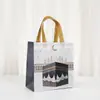 Bolso de Mano Impreso con Luna Bolsa de Compras para Centro Comercial Bolsa No Tejida Tridimensional Bolsa Laminada Regalo de Fiesta Bolsa de Regalo