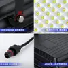 Iluminación de jardín ultrabrillante alimentada por energía solar, se enciende automáticamente al anochecer, adecuada tanto para uso interior como exterior, focos de tipo dividido, luminarias de exterior