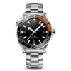 Reloj Suizo Haima Serie 600 Imitación Reloj Mecánico Totalmente Automático Calendario Luminoso Hebilla de Mariposa Reloj de Cuarzo para Hombre