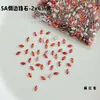 Rhinestones para decoración de uñas de circón marquise, rhinestones marquise brillantes de moda, rhinestones de forma irregular de base plana, accesorios de uñas usables