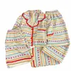 Pijama Kawaii Estilo Japonês Tamanho Grande com Bojo para Mulheres, Modelos de Primavera e Verão, Pode Ser Usado Fora de Casa, Conjunto de Roupa de Casa Três Peças com Caimento Solto