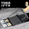 Pala para arena de gato 2 en 1, hecha de metal y acero inoxidable con malla fina, adecuada tanto para arenas minerales como a base de tofu, tamaño grande, una gran herramienta para recoger los desechos de gato