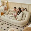 Sofá perezoso, cama para perro humano, dormitorio doble, habitación famosa en internet, tatami, sofá cama individual de balcón grande plegable
