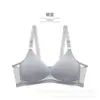 Yingchang 497 Verão Estilo Fino Roupa Íntima Feminina Lisa Sem Fio Respirável Sem Costura Ajustável Sutiã Push-Up