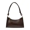 Bolsa Tote de Comércio Exterior com Padrão de Crocodilo, Textura Simples, Moderna, Bolsa de Ombro, Bolsa de Mão Tendência, para o Trabalho, Portátil, Ombro Único, Bolsa Feminina