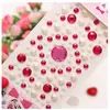 Pegatinas Hechas a Mano para Niños, Pegatinas de Diamantes, Pegatinas Brillantes de Diamantes, Pegatinas de Acrílico de Cristal, Pegatinas Educativas, Pegatinas de Corazón, Estéreo