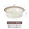 Melamina imitación porcelana olla caliente Vajilla de mesa juego de platos hotel restaurante plástico tazón de sopa tazón pequeño tazón de arroz taza cuchara comercial