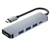 Convertidor Hd a Tipo-C Docking Station Multifuncional para Teléfonos Móviles y Computadoras Dock de Expansión Multi-Puerto USB