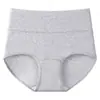 Calcinhas Femininas Finas de Modal de Cintura Alta com Entrepernas Estendidos, Controle de Barriga, Sem Costura com Forro de Seda Antibacteriano