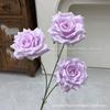 Flores Artificiais Roxas, Rosas, Hortênsias para Casamento, Flores de Seda, Rosas Decorativas para Paisagismo, Mar de Flores em Cascata Famoso na Internet