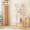Prateleira de armazenamento de cozinha de chão, estante tipo escada para quarto, estante de livros multi-camadas para lanches, prateleira de armazenamento para banheiro