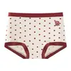 Cuecas Boxer Femininas Sem Costura de Algodão Puro para o Ano do Zodíaco, Algodão Bebê Grau A, Antibacteriano 10A, Gancho Estendido, Roupa Íntima Feminina Plus Size