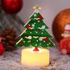 Atacado Local Novo Natal Criativo Personalizado Luz de Vela Brilhante Papai Noel Boneco de Neve Enfeite LED Luz Noturna