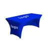 Mesa Rectangular Cubierta Elástica para Mesa Mantel de 6 pies Mantel para Fiesta al Aire Libre Boda Mantel de Cóctel Juego de Telas Cubierta Elástica para Mesa