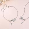 Pulsera Suzuki Orquídea Plata de Ley 925 para Mujer Diseño de Nicho Lujo Ligero Estilo Pulsera con Borlas Estilo ins Pulsera de Flores