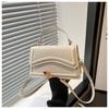 Bolsa de design de nicho de moda feminina 2025 início da primavera nova bolsa feminina cor sólida bolsa casual bolsa de ombro bolsa transversal da moda