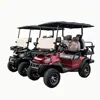 Carrinho de Golfe de 2+2 Lugares para Pousada, Hotel, Passeios Turísticos, Atrações Turísticas, Parques, Carrinho de Golfe de Qualidade para Exportação