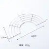 Estante de Drenaje de Acero Inoxidable Estante para Freír Acero Inoxidable 304 Estante para Cocinar al Vapor de Cocina Estante Semi-Circular para Cocinar al Vapor Estante de Aislamiento Térmico Estante de Drenaje Venta al por Mayor