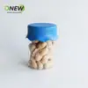 Botella de plástico transparente de 250 ml frasco para envolver regalos frasco sellado grado alimenticio para mascotas frasco de plástico para frutos secos caja de plástico redonda