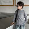 Colección de Invierno para Niños Tongku 2025 Ropa Infantil Huzhou Zhili Prendas de Punto Versátiles para Bebé Capa Base de Cuello Alto Suéter para Niños