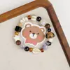 Pulsera de cerámica de Jingdezhen, nueva y que no se decolora, para estudiantes mujeres, pulsera de cuentas de estilo antiguo, pulsera de cerámica fresca y moderna