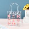 Bolsa Tote Transparente Regalo de Acompañamiento para el Día del Maestro Bolsa de Compras de Celebridad de Internet Bolsa de Regalo de Plástico Bolsa Tote de PVC