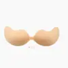 Almofadas de Silicone para Seios Formato de Manga São um Best-Seller Transfronteiriço, Almofadas de Silicone para Seios Anti-Exposição Push-Up, Almofadas Pequenas para Aumento do Seio
