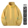 Abrigo Chaqueta Nuevo Estilo Otoño e Invierno Alta Densidad Cortavientos Impermeable Chaqueta de Montañismo Chaqueta Casual para Exteriores Hombre Ropa Exterior de Moda