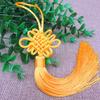 6 Platos de Borla Fugui Nudo Chino Colgante Sala de Estar Instrumentos Musicales Decoración de Bonsái Regalo Extranjero Adornos Colgantes de Calabaza de Melocotón