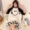 Pijama de Patricio Estrella 2025 para Mujer Verano Manga Corta Shorts Dibujos Animados Lindo Estudiante Talla Grande Conjunto de Ropa de Casa para Estudiante