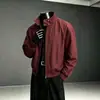 Nova blusa de trabalho masculina de outono, estilo retrô americano de alta qualidade, jaqueta de gola alta solta estilo Hong Kong, casaco estilo japonês, moderno