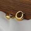 Aretes de Moda Transfronteriza Verano para Mujer Lujo Ligero de Alta Gama Anillo Sensorial Hebilla de Oreja Ins Nicho Diseño con Sentido Aretes