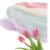 Papel de regalo para ramo de gasa de seda helada coreana 520 para el Día de la Madre, bolsa de flores rosas, material floral
