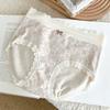 "Sueño de Cuento de Hadas" Calzones de Encaje Antibacterianos Grado 10A para Niñas y Mujeres, Calzones de Algodón Puro Que No Pellizcan los Glúteos, Pantalones Cortos para Mujer