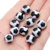 Cuentas de Bolas Acrílicas Cuentas de Bolas de Béisbol Fútbol Pulsera Cuentas de Rugby Cadena para Teléfono Móvil DIY Cuentas con Números y Letras de Billar