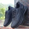 Zapatos hombre 2024 primavera y otoño cuero impermeable zapatos deportivos zapatos casuales de hombre zapatos de trabajo negros venta al por mayor zapatos de hombre