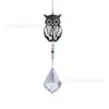 Manualidades de Jardinería Reno Navideño Ángel Copo de Nieve Cabeza de Gato Bola Decorativa Luz Colgante Hoja de Arce Cristal Adorno Colgante para Exteriores Transfronterizo
