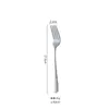 Conjunto de talheres ocidentais de aço inoxidável 1010 faca garfo colher colher de sopa cabo longo colher de gelo redonda garfo de frutas colher logo do hotel